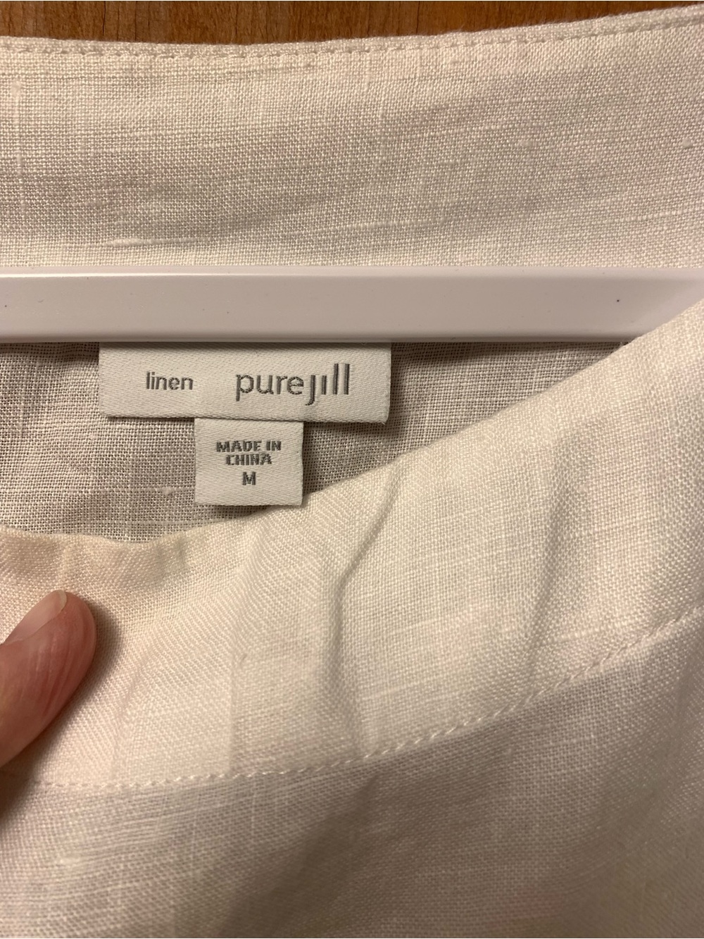 Pure Jill by J.Jill, lightweight breathable - great to pair with long pendant.
